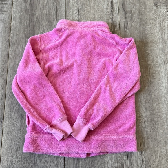 Vintage Y2K Juicy Couture Full Zip Sweatshirt Baby Girl 4T Veluor Sweatsuit - Picture 4 of 5